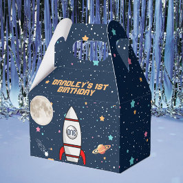 Caja Para Regalos Cohete astronauta Espacio Ultraterrestre Primer Fi