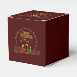 Caja Para Regalos Coincidiendo con los siete principios de Kwanzaa