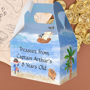 Caja Para Regalos Cojín del tesoro del fiesta con temática de cumple