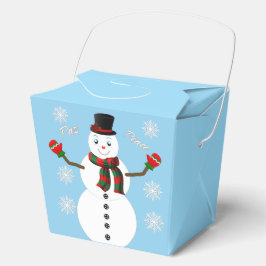 Caja Para Regalos Cojines, Cojín de 16" x 16" snowman 
