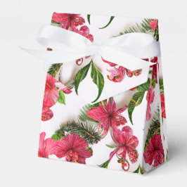Caja Para Regalos Colección Aloha Lujuriosos Botánicos Florales Vibr