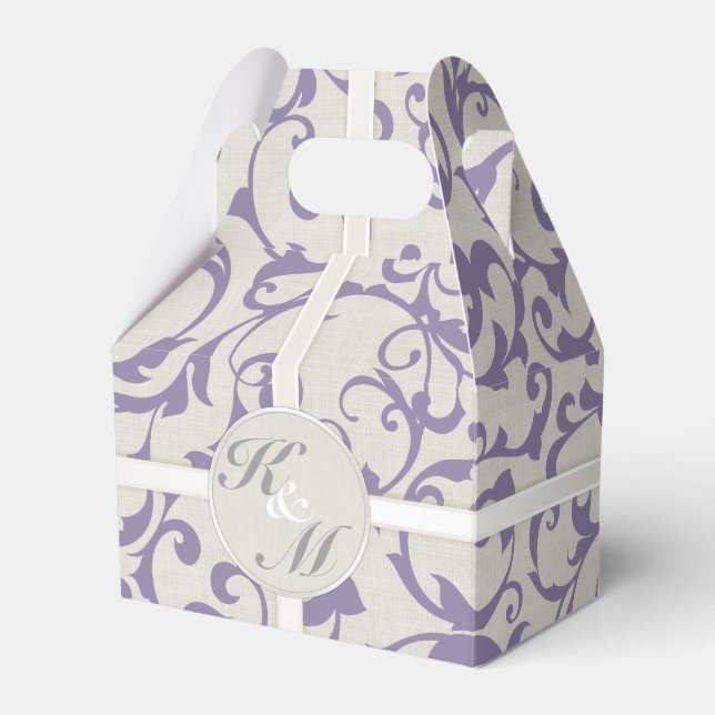 Caja Para Regalos Colección de Bodas SmartElegance Lavender (Front Side)