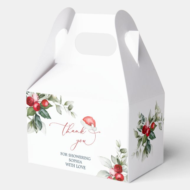 Caja Para Regalos Colección de navidades Santa Baby Shower (Anverso)