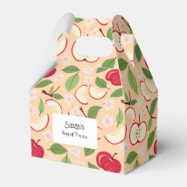 Caja Para Regalos Colección de patrones de cesta de frutas - manzana