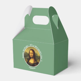 Caja Para Regalos Colección Fiesta Leonardo da Vinci Mona Lisa