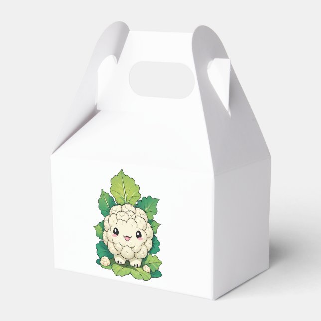 Caja Para Regalos Coliflor Kawaii (Front Side)