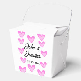 Caja Para Regalos color blanco simple estilo de texto mínimo boda pi