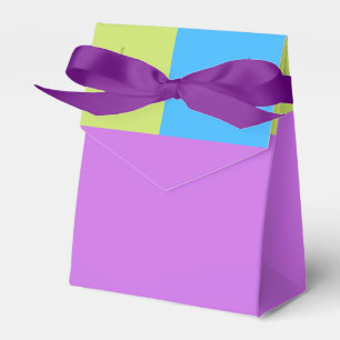 Caja Para Regalos Color Blocks Green Purple Blue