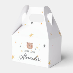 Caja Para Regalos Color de agua blanco y marrón lindo Baby Shower