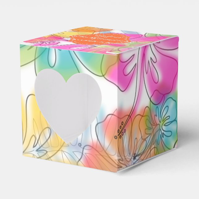 Caja Para Regalos Color de fondo PixDezines alegre/DIY (Anverso)
