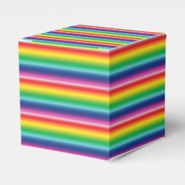 Caja Para Regalos color de la bandera arcoiris de orgullo rayano ray