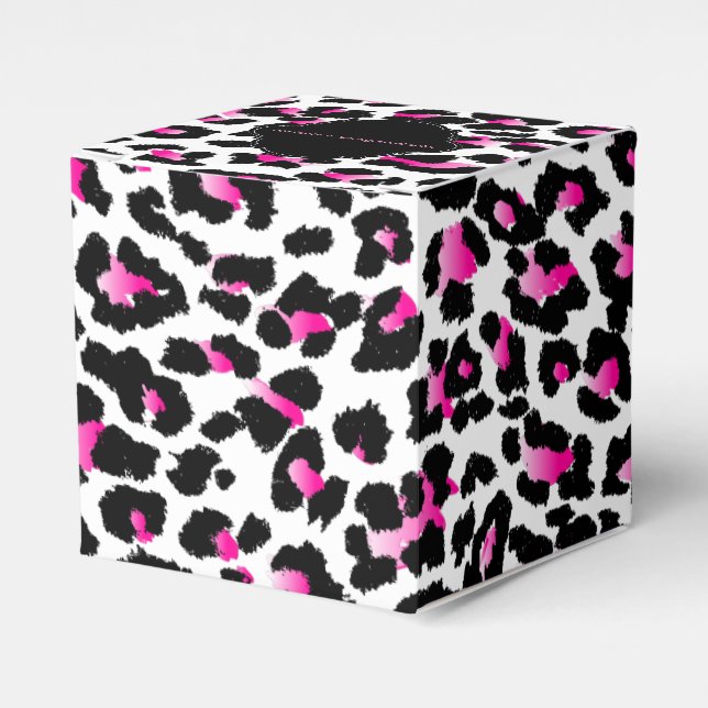 Caja Para Regalos Color de leopardo/DIY de PixDezines (Costado Anverso)