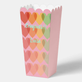 Caja Para Regalos Color del arcoiris rosa Patrón moderno