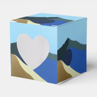 Caja Para Regalos Colores de la Ventana del Favor Box de la Pintura