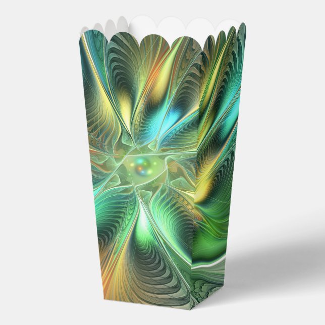 Caja Para Regalos Colorful Fantasy Modern Abstract Flower Fractal (Anverso)