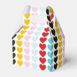 Caja Para Regalos Colorful Heart Design, Boys Girls Kids, Valentine