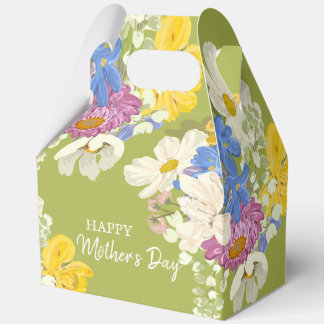 Caja Para Regalos Colorful Modern Floral Blooms Mothers Day