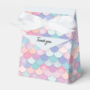 Caja Para Regalos Colorida cola de sirena