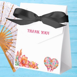 Caja Para Regalos Colorida Fiesta Floral Baby Shower Mexicana