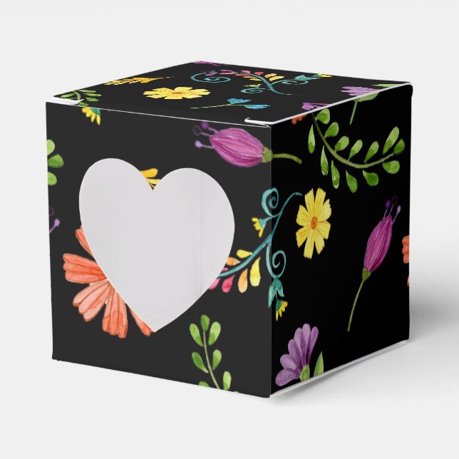 Caja Para Regalos Colorida Fiesta Mexicana (Anverso)