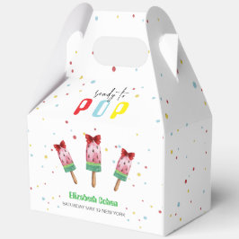 Caja Para Regalos Colorida Moderna Preparada Para Pop Ice Cream Baby