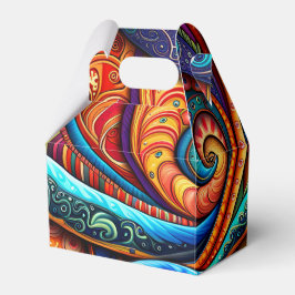 Caja Para Regalos Coloridas Y Vivas Bañeras