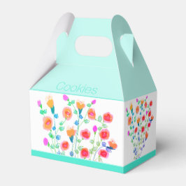Caja Para Regalos Colorido Artsy Floral