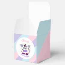 Colorido pastel de cumpleaños unicornio personaliz
