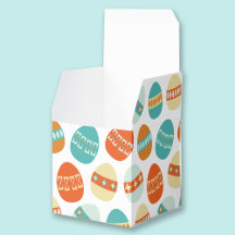 Colorido Patrón de Huevos de Pascua a mediados del