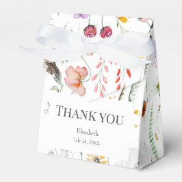 Caja Para Regalos Colorido prado de flores silvestres ducha nupcial 