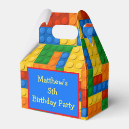 Caja Para Regalos Coloridos edificios bloquean fiesta de cumpleaños