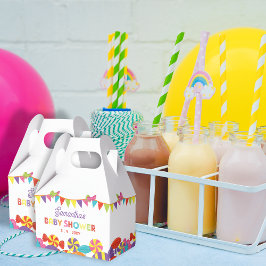 Caja Para Regalos Colorous Sweet Fun Candy Theme Baby Shower
