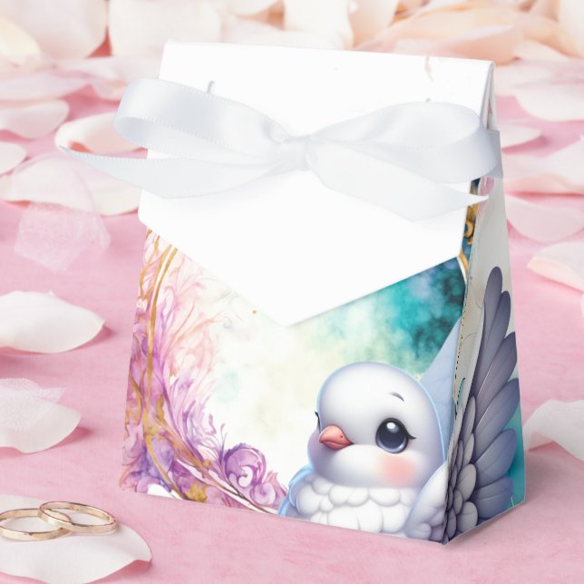 Caja Para Regalos Colourful Dove (Boda)