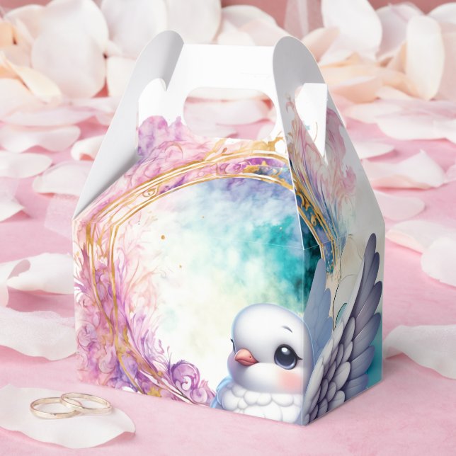 Caja Para Regalos Colourful Dove (Boda)