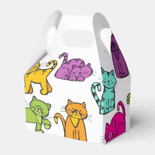 Caja Para Regalos Colourful Kittens - Gable