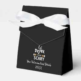Caja Para Regalos Come, Bebe y Sé Espantoso Halloween