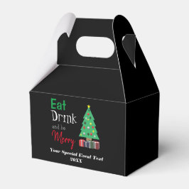 Caja Para Regalos Comer, Beber y Divertirse