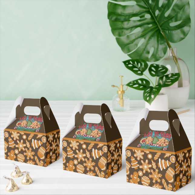 Caja Para Regalos Comer las galletas de las fiestas (Múltiple)