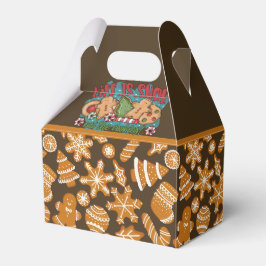 Caja Para Regalos Comer Las Galletas De Navidad