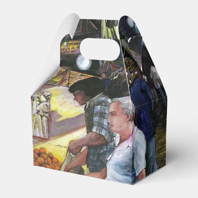 Caja Para Regalos Comercio masculino, Jerusalén (Reverso)