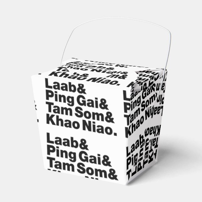 Caja Para Regalos Comida callejera de Laotian (Front Side)