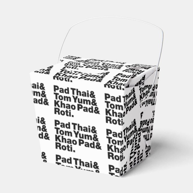 Caja Para Regalos Comida callejera tailandesa (Front Side)