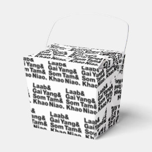 Caja Para Regalos Comida callejera tailandesa de Isaan