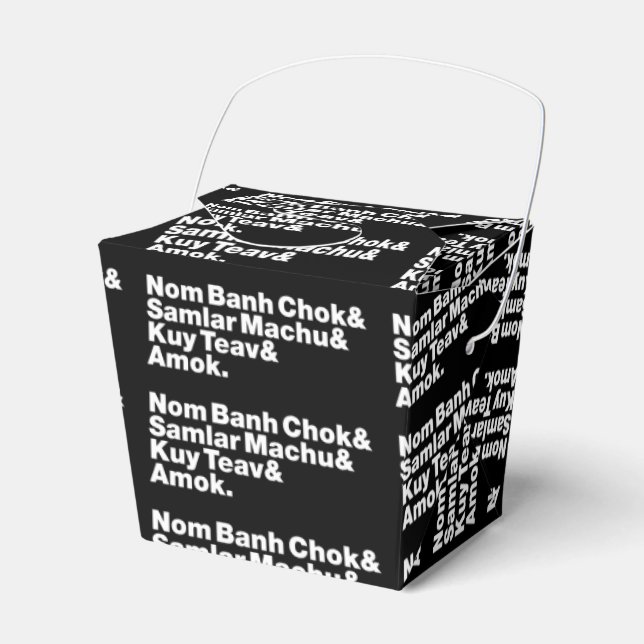 Caja Para Regalos Comida camboyana / khmer Street (Front Side)