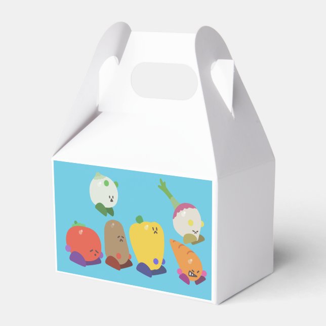 Caja Para Regalos Comida feliz de jardín (Front Side)