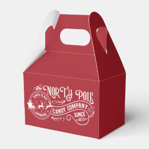 Caja Para Regalos Compañía de dulces del Polo Norte aprobada por San