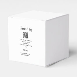 Caja Para Regalos Compartir y etiquetar en Instagram escanear código