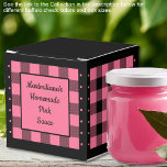 Caja Para Regalos Comprobación de búfalo - rosa y negro - clásico<br><div class="desc">Casilla de selección de los botones de verificación clásicos rosa y negro. El texto en ambos lados del cuadro es personalizable. Si utiliza el botón/herramienta 'editar diseño', también puede agregar sus propias imágenes/fotos. Hay otras coloridas disponibles. Vea la colección de todos los tamaños de caja y colores de verificación de...</div>