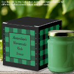 Caja Para Regalos Comprobación de búfalo - Verde y Negro - Clásico<br><div class="desc">Casilla de selección de los botones de control estándar de color verde y negro. El texto en ambos lados del cuadro es personalizable. Si utiliza el botón/herramienta 'editar diseño', también puede agregar sus propias imágenes/fotos. Hay otras coloridas disponibles. Vea la colección de todos los tamaños de caja y colores de...</div>