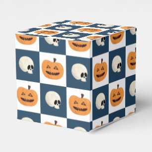 Caja Para Regalos Comprobaciones de calaveras y calabazas